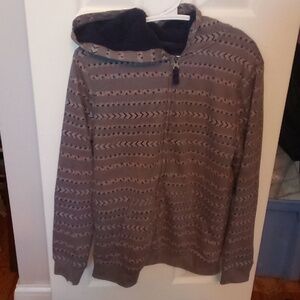 Grey Chevron hoodie
